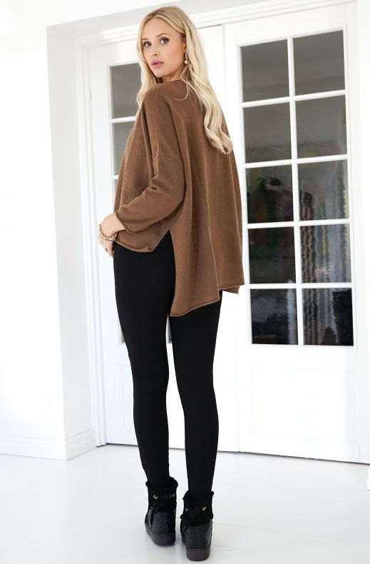 Re-branded Design - Sweater Asymmetric - Nut