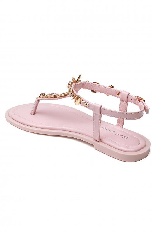 Mixed Brands - Sandal with Seashells 9807 - Pink