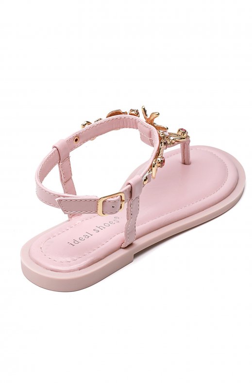 Mixed Brands - Sandal with Seashells 9807 - Pink