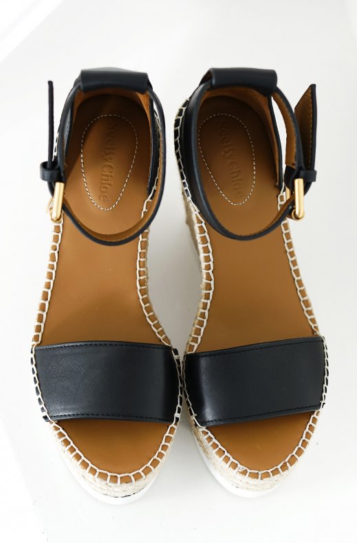 See By Chloé - Glyn Espadrille Wedge SB26152 - Black