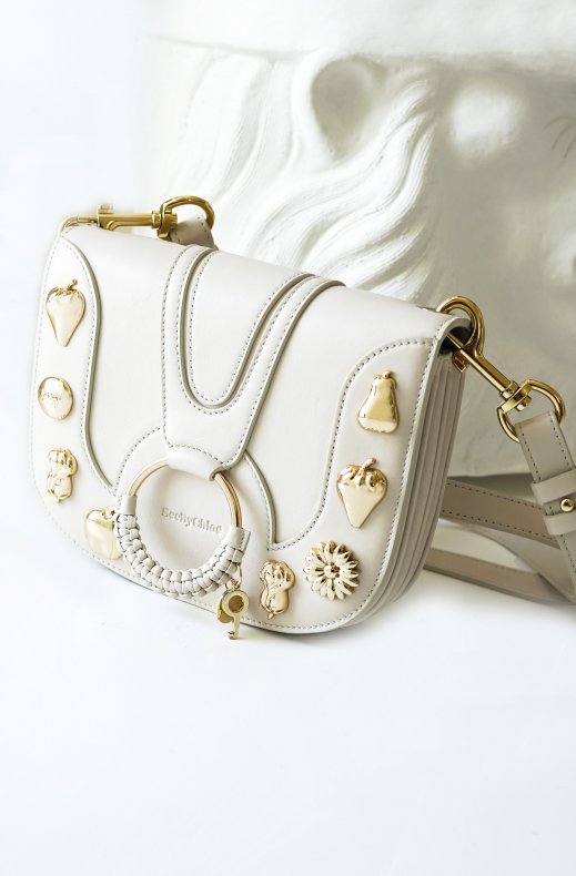 See by Chloé - Hana Shoulderbag with Fruits - Cement