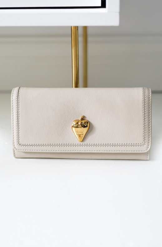 See by Chloé - Long Wallet Fruits - Cement Beige