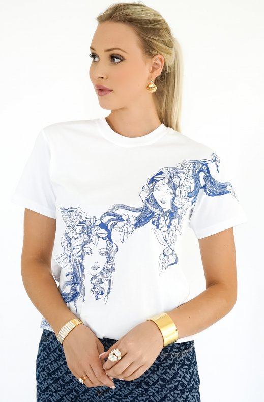 See by Chloé - Printed T-shirt White