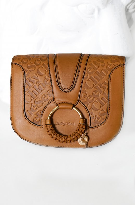 See by Chloé- Shoulder bag Logo - Caramello