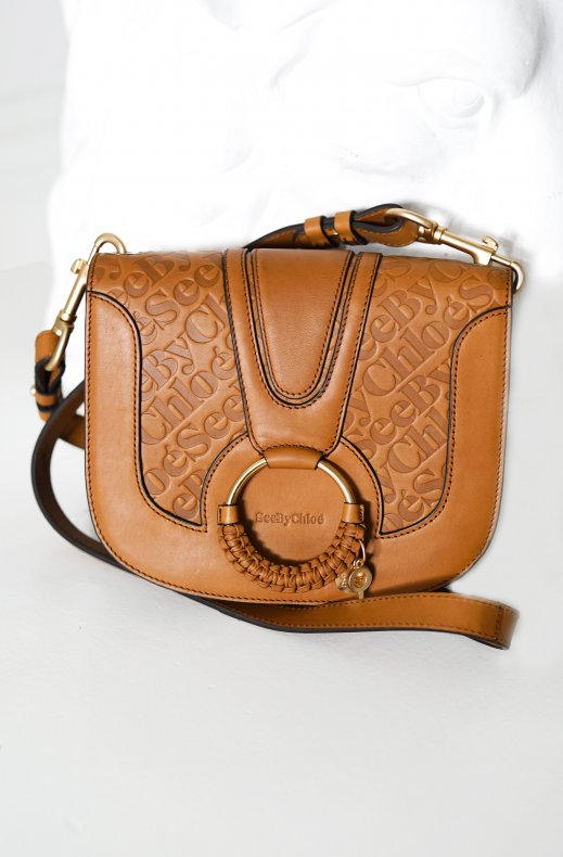 See by Chloé- Shoulder bag Logo - Caramello