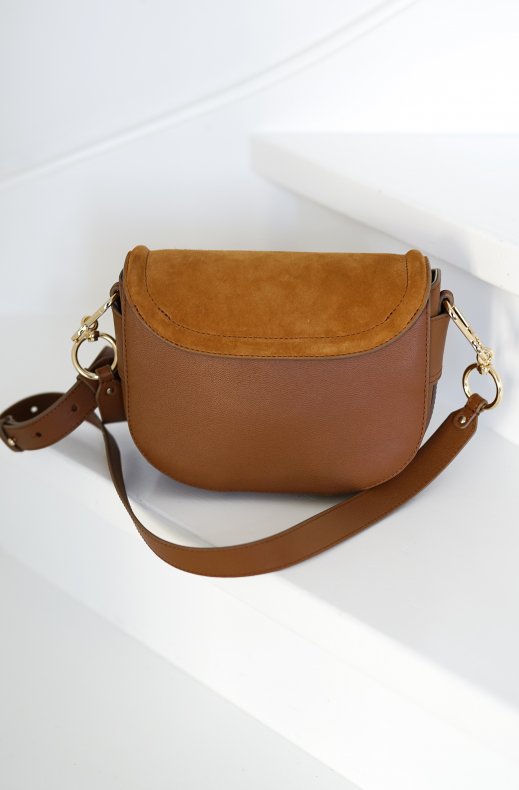 See by Chloe - Mara Cross-Body Bag Suede Leather Caramello