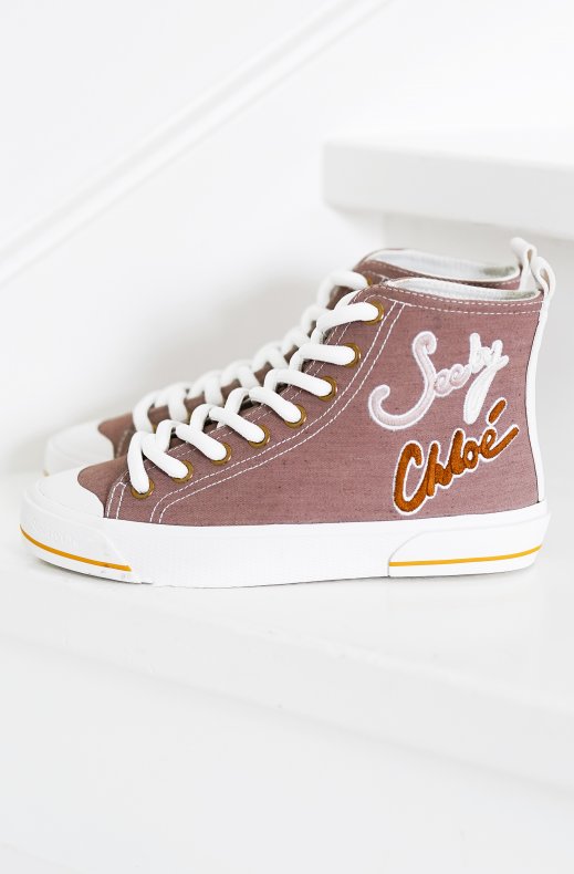 See by Chloé - Noli High Canvas Sneaker - Rosselina