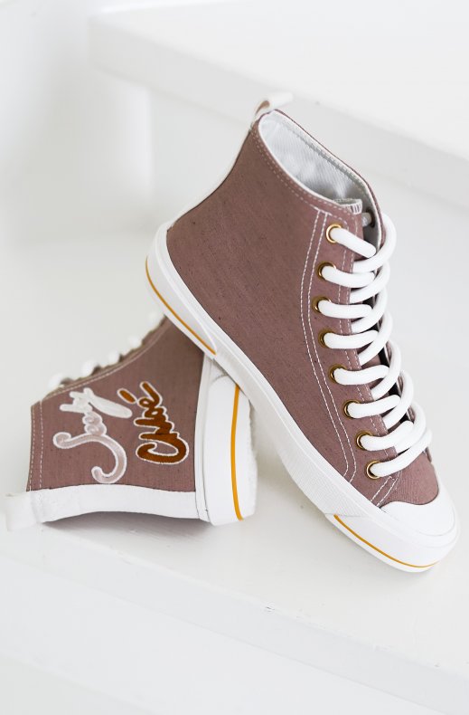 See by Chloé - Noli High Canvas Sneaker - Rosselina