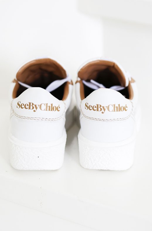 See by Chloé - Sneaker Calf White Nude SB36001A