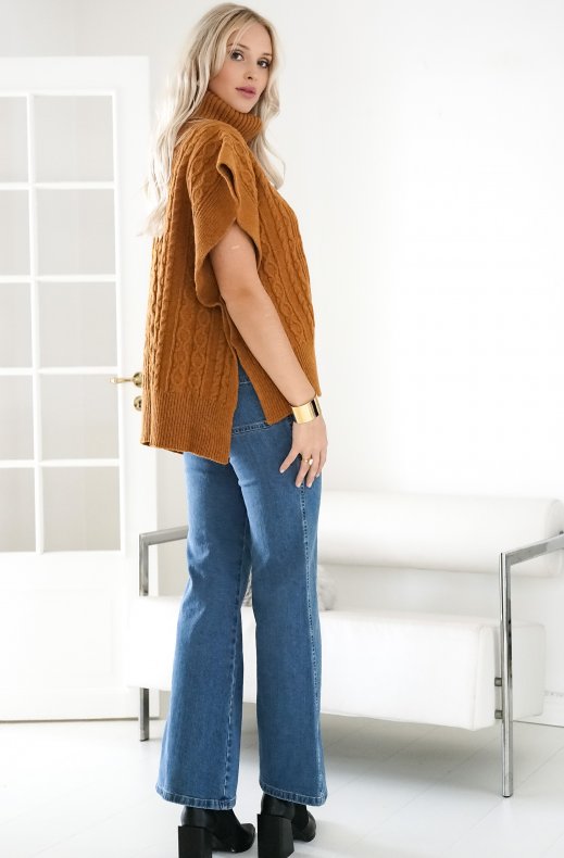 See by Chloé - Turtleneck Poncho - Autumnal Brown