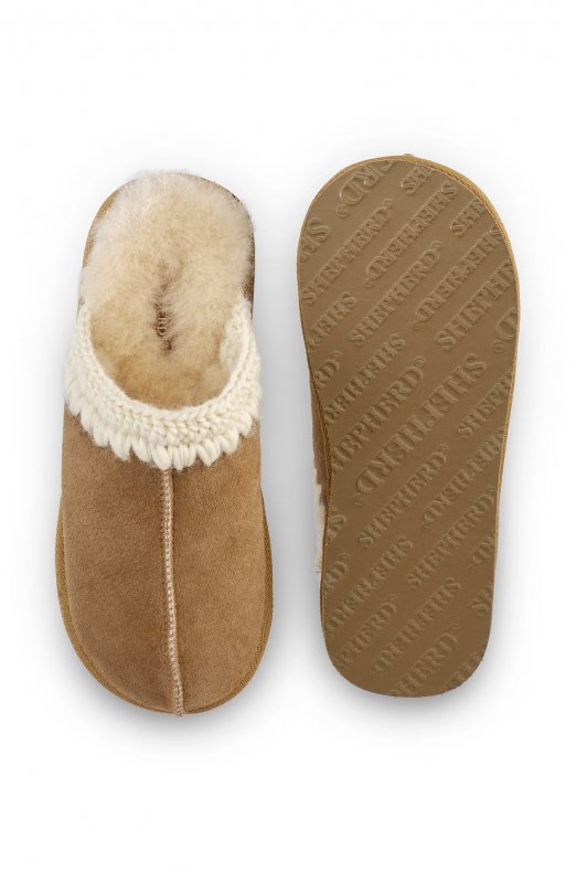 Shepherd - Selina Mini Tofflor - Chestnut