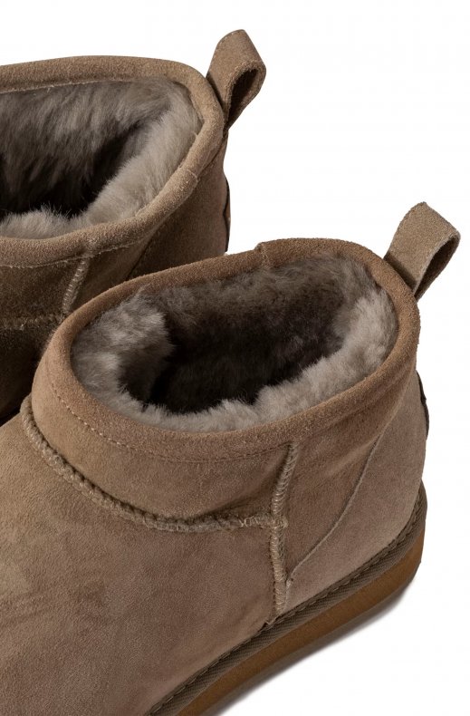 Shepherd of Sweden - Dam Kim Låga Fårskinnsboots Stone