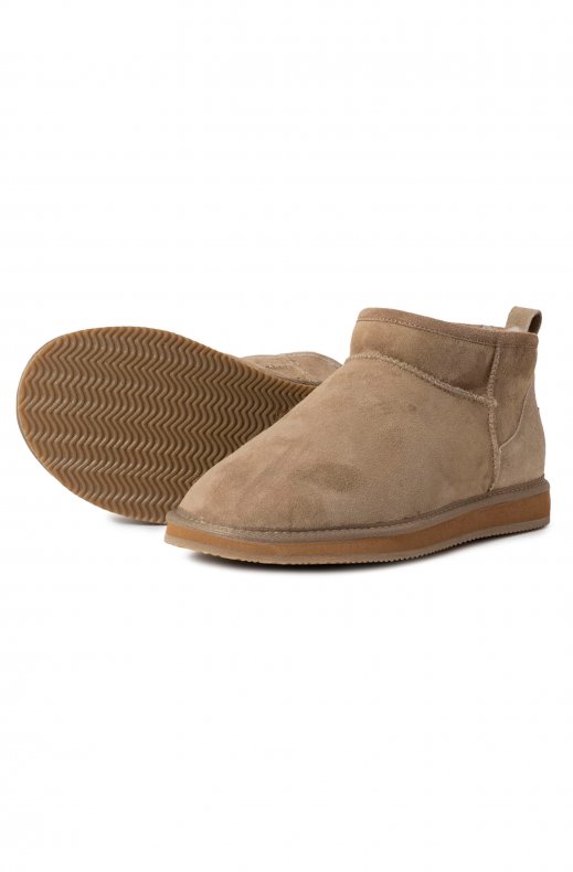 Shepherd of Sweden - Dam Kim Låga Fårskinnsboots Stone