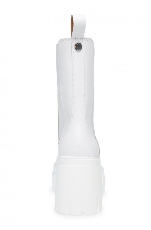 Steve Madden - Ballistic Bootie White Leather