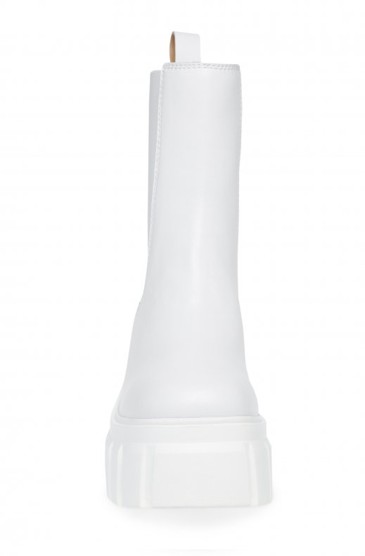 Steve Madden - Ballistic Bootie White Leather