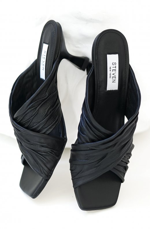 Steven New York - Celeste Sandal Black Leather