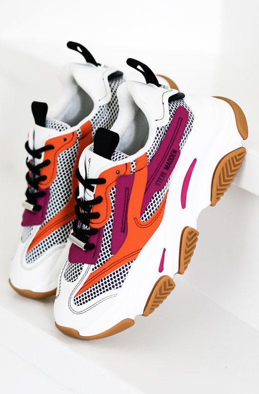 Steve Madden - Possession Sneaker Orange Magenta SS23