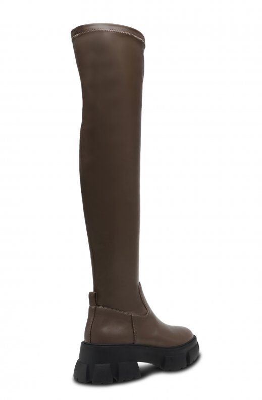 Steve Madden - Riveredge Boot Dark Taupe