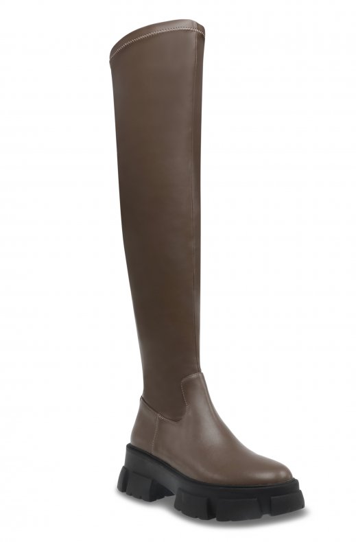 Steve Madden - Riveredge Boot Dark Taupe