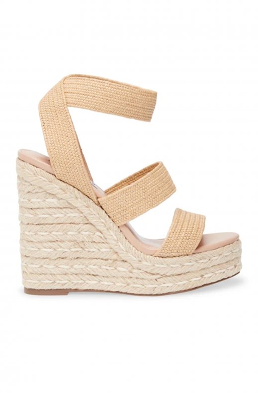Steve Madden - Shimmy Wedge Nat Raffia