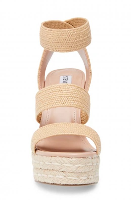 Steve Madden - Shimmy Wedge Nat Raffia