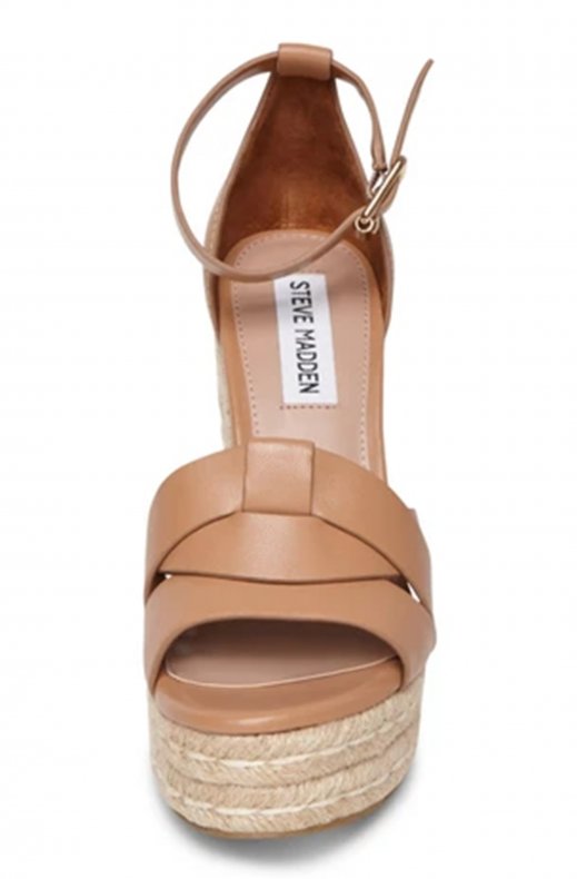 Steve Madden - Sivian Wedge - Camel Leather