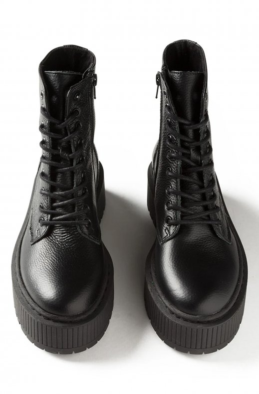 Steve Madden - Skyhy Boot - Black Leather
