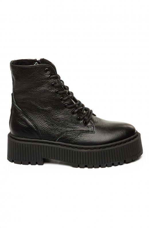 Steve Madden - Skyhy Boot - Black Leather