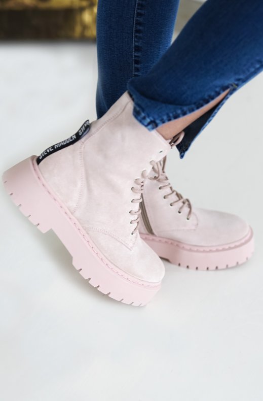 Steve Madden - Skylar boot blush suede