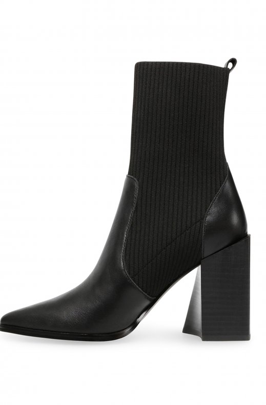 Steve Madden - Tackle Boots Black Leather