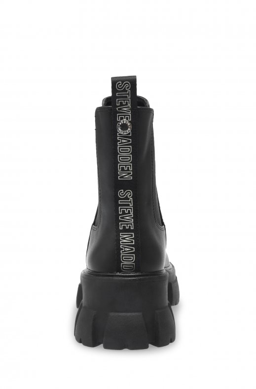 Steve Madden - Tunnel Bootie - Black Leather