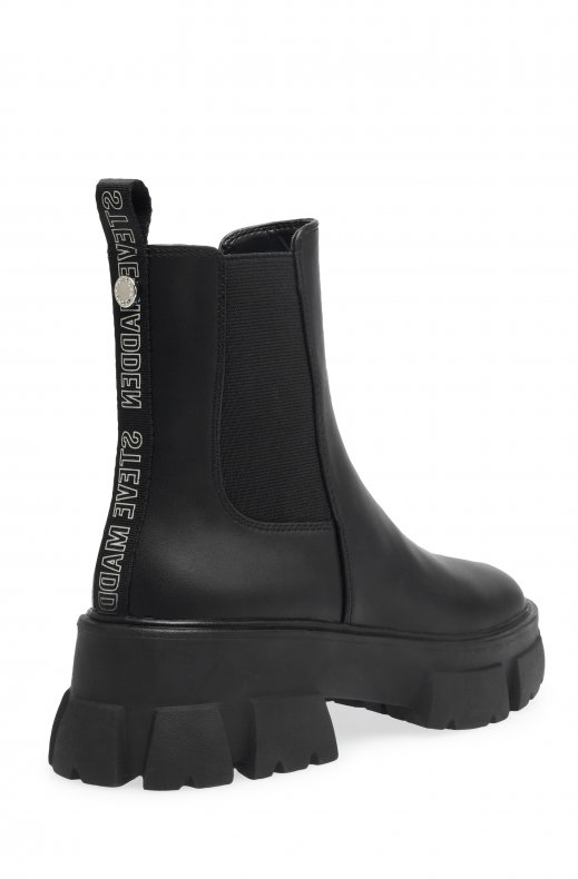 Steve Madden - Tunnel Bootie - Black Leather