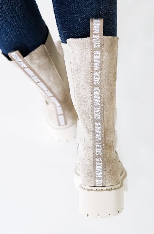Steve Madden - Vivianne Boot Beige Suede