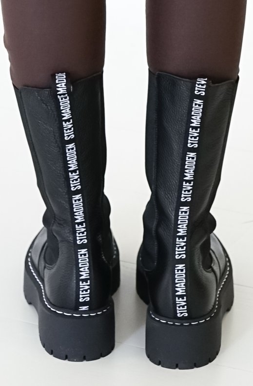 Steve Madden - Vivianne Boot - Black Leather