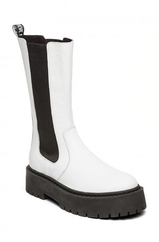 Steve Madden - Vivianne Boot - White/Black
