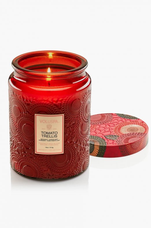 Voluspa - Large Jar Candle - Tomato Trellis