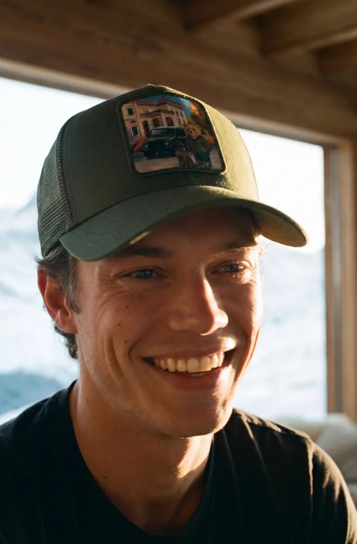Baron Filou - Trucker Cap Poster Filou 182 - Green