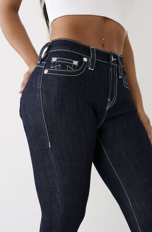 True Religion - Becca Mid Rise Boot Cut - Body Rinse