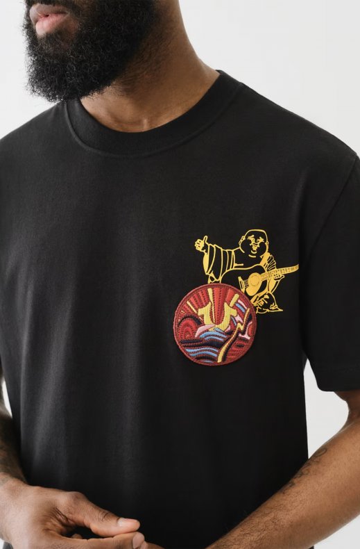True Religion - Patch Short Sleeve Tee - Black