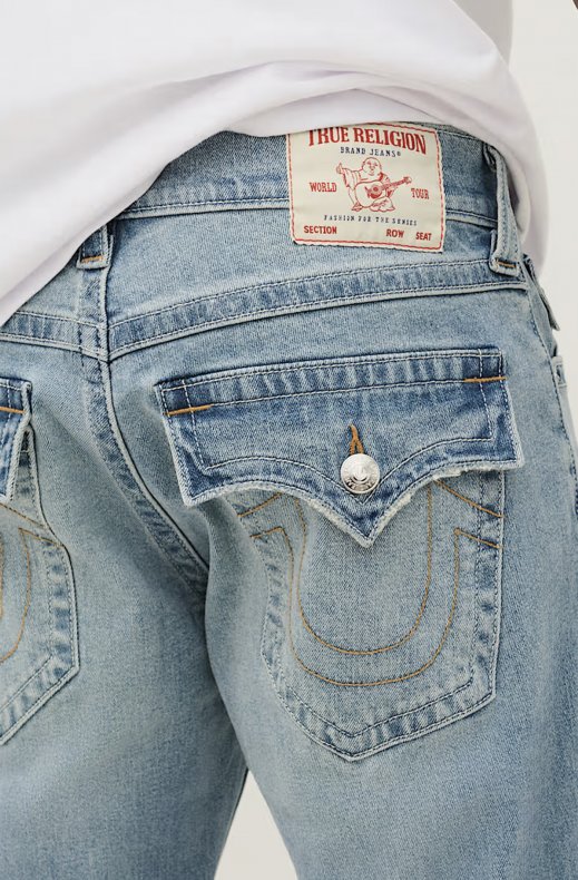 True Religion - Mens - Ricky Flap 32 Brilliant Med Wash