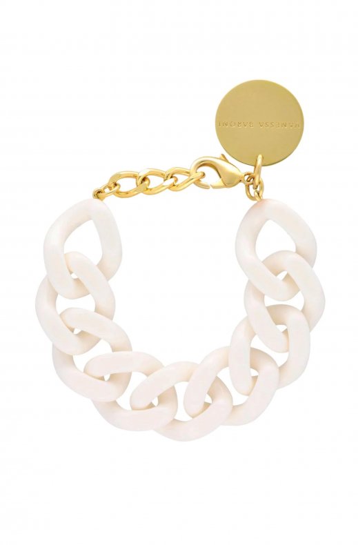 Vanessa Baroni - Flat Chain Bracelet - Off White