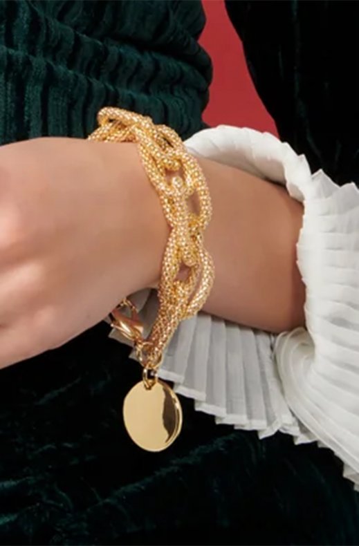 Vanessa Baroni - Snake Gold Bracelet - Gold
