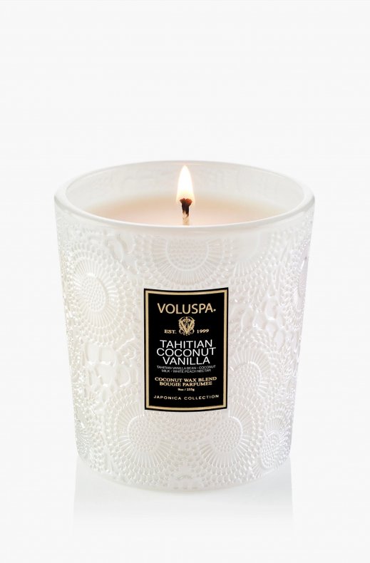 Voluspa - Classic Boxed Candle - Tahitian Coconut Vanilla