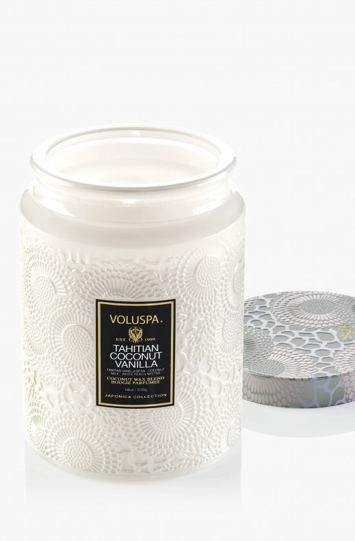 Voluspa - Large Jar Candle - Tahitian Coconut Vanilla