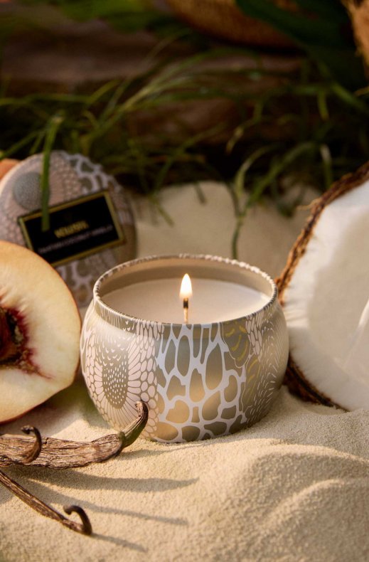 Voluspa - Mini Tin Candle - Tahitian Coconut Vanilla