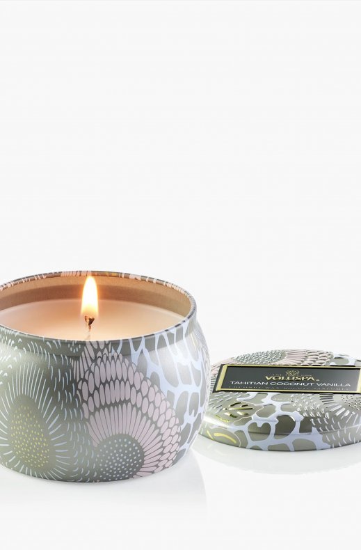 Voluspa - Mini Tin Candle - Tahitian Coconut Vanilla