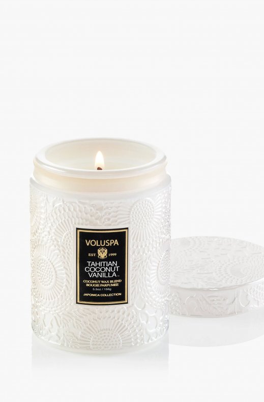 Voluspa - Small Jar Candle - Tahitian Coconut Vanilla