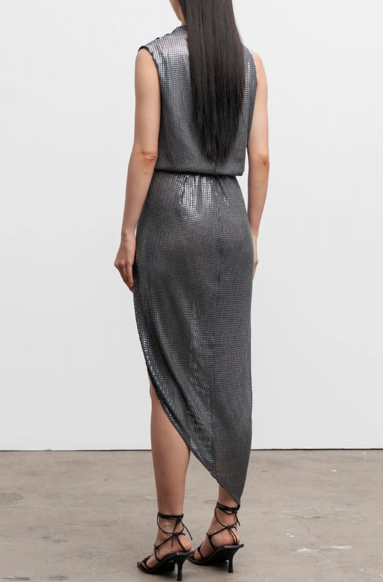 slim fit dress slacks Wedtrend Women Beaded Glitter Mother of Bride Dress Dark Grey A Line Tulle Evening Wear, Dark Grey / US2 main image 1