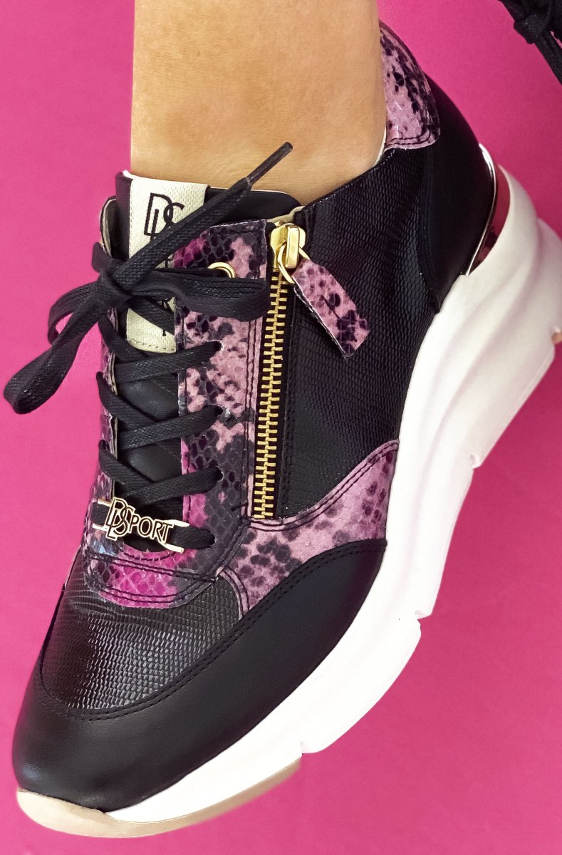 DL SPORT - Sneaker 4677 Black Pink - OUTLET