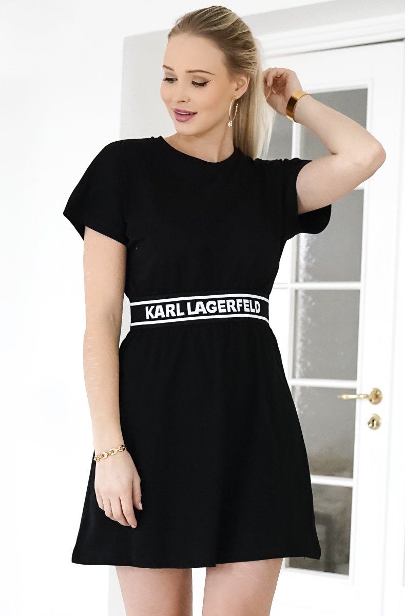 Karl Lagerfeld - Tape Logo T-shirt ...